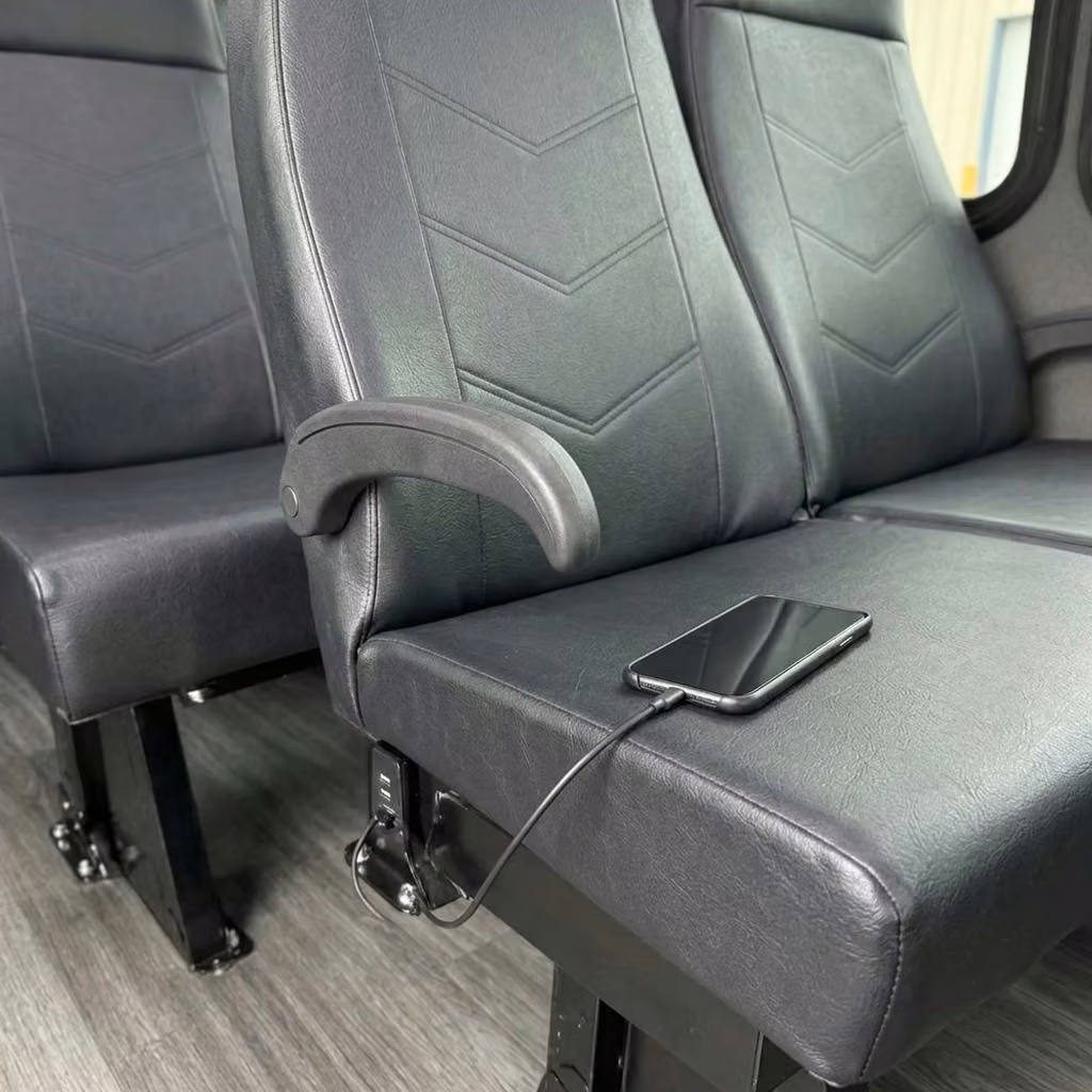 daphne 15 passenger minibus usb charging