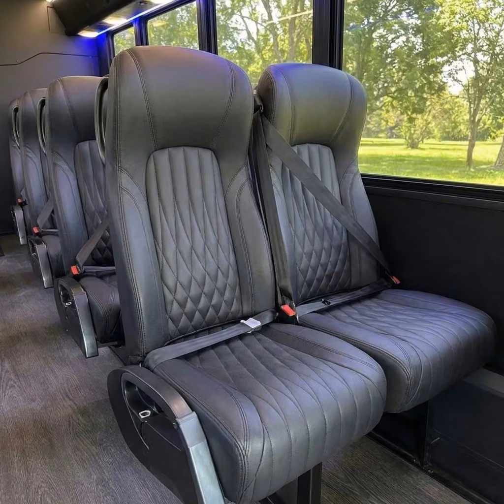 daphne 20 passenger minibus high back seats