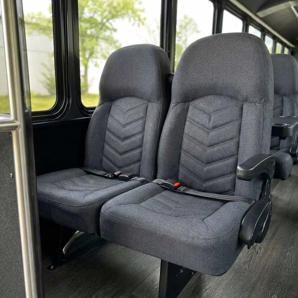 daphne 25 passenger minibus high back seats