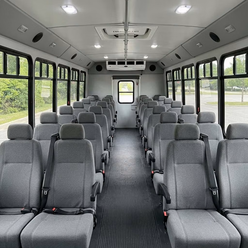 daphne 30 passenger minibus seating