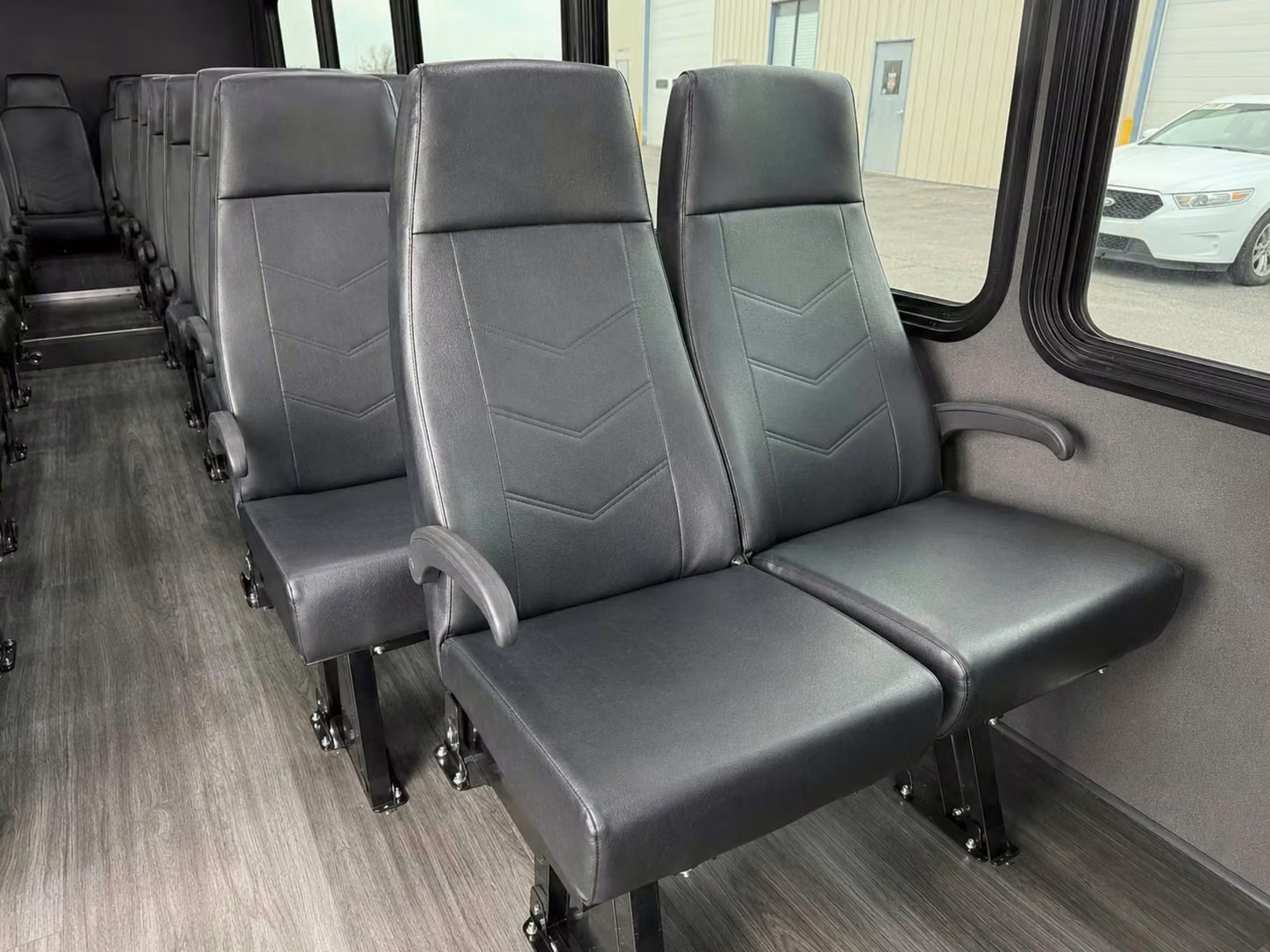 15 passenger minibus inside