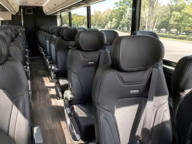 daphne charter bus interior